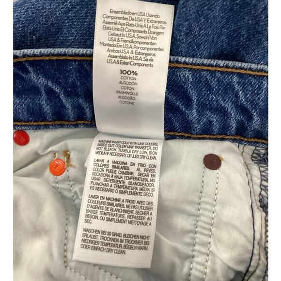 Mother Snacks High Waisted Double Stack Ankle Jeans Delicious Memories Size 29 - Picture 13 of 15